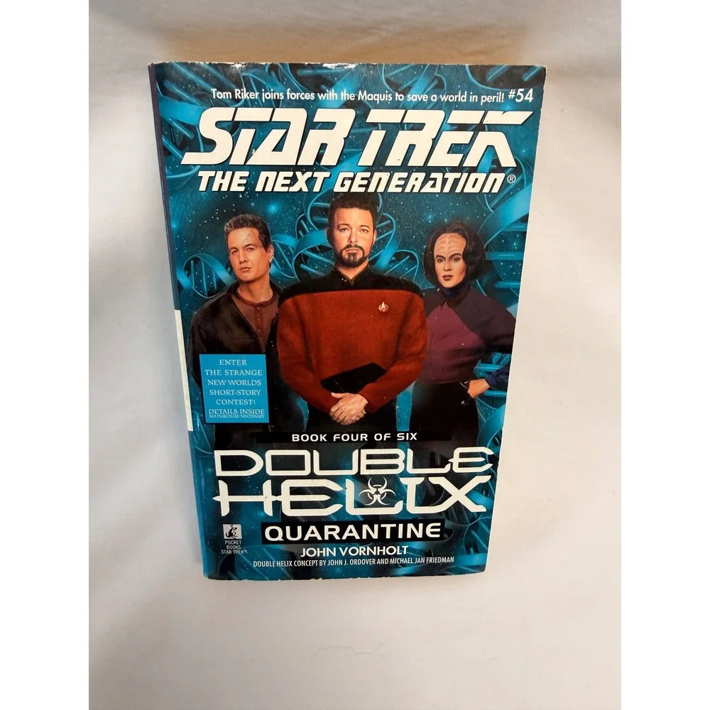 Star Trek The Next Generation Double Helix Books 1-5 Paperback Lot TNG Pocket